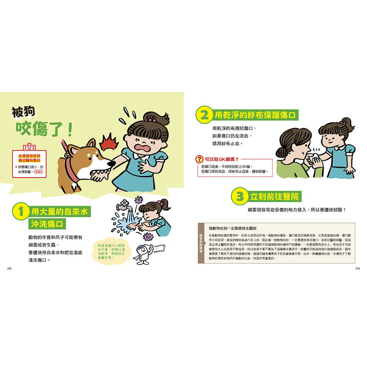 傷了，我不怕！（21個親子必學急救護理法）